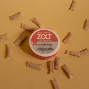 ZOLT pink lemonade nicotine pouches